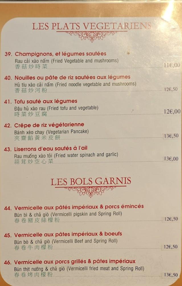 Pho Saigon - Menu Image 1